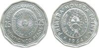 Argentinien 25 Pesos NiSt Wappen -