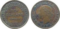 Neuseeland 1 Penny Token Ku Aukland, Victuallers Association, Atkins: 282, Randstöße -