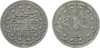 Türkei 5 Kurus Ag Muhammad V. (1909-1918), AH1327/1 -