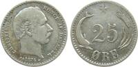 Dänemark 25 Öre Ag Christian IX -