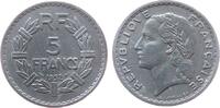 5 Franc 1952 Frankreich Al Lavrillier, selten ss