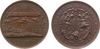 Medaille 1885 Städte Bronze Nürnberg - auf das 50-jährige Bestehen der ersten deutschen Eisenbahn von Nürnberg nach Fürth, Eisenbahn in Landschaf...