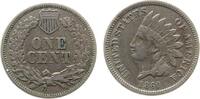 USA 1 Cent 1860 KN Indian Head, gereinigt ss 13.00 £  +  30.34 £ shipping