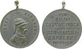 Deutschland tragbare Medaille 1895 Bronze versilbert Bismarck (1815-1898... 14.95 &pound;  +  shipping