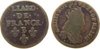 Frankreich 1 Liard 1655 Ku Louis XIV, B (Rouen) sch&ouml;n 16.66 &pound;  +  shipping