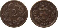 Schweiz 2 Rappen 1870 Br HMZ 1213 ss 38.45 &pound;  +  shipping