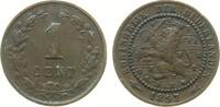 Niederlande 1 Cent 1897 Br Wilhelmina I, Schulman 965, kleiner Randsto&szlig; ss 12.82 &pound;  +  shipping