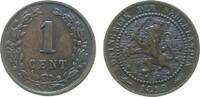 Niederlande 1 Cent 1899 Br Wilhelmina I, Schulman 967 ss 4.27 &pound;  +  shipping