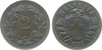 Schweiz 2 Rappen 1910 Br HMZ 1213 ss-vz 38.45 &pound;  +  shipping