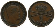 Dänemark 1 RBS Ku Frederik VII, Rigsbankskilling, Siegs 4 -