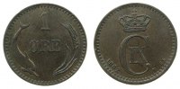 Dänemark 1 Öre Br Christian IX -