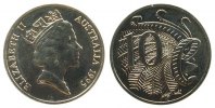 Australien 10 Cents KN Elisabeth II, Leierschwanz -