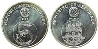 Portugal 5 Euro Ag Kloster von Alcobaca, UNESCO -
