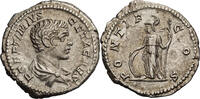 Ancient Roman Denarius Geta as Caesar. Denarius -