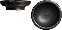 Attic Attic Black Glazed Footed Dish -