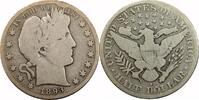 USA 50¢ Barber 50¢, 1893-S, 50¢, G-4 -