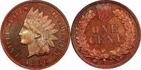 USA 1¢ Indian Cent, 1886, Variety 2, 1¢, PR64 RD, PCGS -