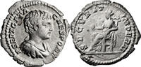 Ancient Roman Denarius Geta as Caesar. Denarius -