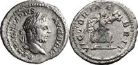 Ancient Roman Denarius Geta as Augustus. Denarius -