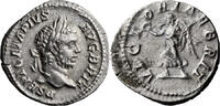 Ancient Roman Denarius Geta as Augustus. Denarius -