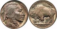 USA 5¢ Buffalo Nickel, 1938-D, Buffalo, 5¢, MS66 , PCGS -