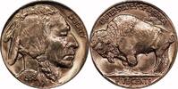 USA 5¢ Buffalo Nickel, 1938-D/S, Buffalo, 5¢, MS65 , PCGS -
