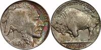 USA 5¢ Buffalo Nickel, 1913-D, Type 2, 5¢, MS62 , PCGS -