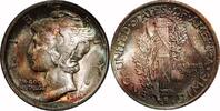 USA 10¢ Mercury 10¢, 1916, Mercury, 10¢, MS64 FB, PCGS -