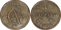Sweden Skilling Sweden, 1802, Skilling, VF -