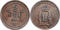 Sweden 2 Ore Sweden, 1878, 2 Ore, F/VF -