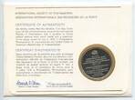 Vereinigten Staaten von Amerika Silbermedaille im Numisbrief 1976 GN680e - Bicentennial of Independence - International Society of Postmasters Proof