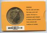 Australien 5 Dollars GN1242b - Fencing - Summer Olympics Sydney 2000 - Elizabeth II. Australia Unzirkuiert in Original Coincard