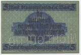 Deutsches Reich Kaiserreich Fünf Mark Banknote Paper Money Germany 1918 GB706 - Braunschweig Herzoglicher Staatskassenschein mit Lochung Nicht gültig Bankfrische Erhaltung
