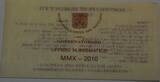 Vatikan Italien-Kirchenstaat Offizieller Euro Kursmünzensatz 2010 GN465 - Original KMS mit Silbermedaille - Papst Benedikt XVI. Coin Set Proof