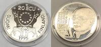 Finnland 20 Ecu Silbermedaille PA226 - Jan Ludvig Runeberg 1804-1877 - Finland -