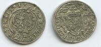 Österreich Salzburg Erzbistum 2 Kreuzer Silber M#5337 - Erzbischof Anton Fürst Harrach 1709-1727 -