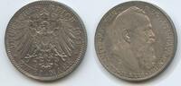 Deutsches Reich Kaiserreich 2 Mark Silber S0066 - Regentschaftjubiläum Prinzregent Luitpold Germany Bavaria -