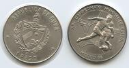 Kuba 1 Peso M#5039 - Fussball WM Spanien 86 -