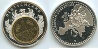 1 Mark 1992 GY1208 - Medaille Deutschland mit  Goldauflage European Currencies