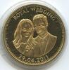 Medaille GY703 Hochzeit von Prinz William & Catherine Middleton Lady Diana -