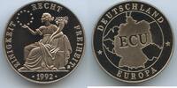 Medaille GY557 - Deutschland Ecu Europa - Einigkeit Recht Freiheit -