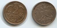 2 Heller G5545 - Österreich KM#2801 Erhaltung Franz Joseph I. 1848-1916 -