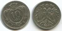 10 Heller H1068 - Austria KM#2802 VF-XF Franz Joseph I.1848-1916 Österreich -