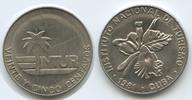 Kuba Intur 25 Centavos M#5380 - Cuba Blume (ohne Zahl 25) -