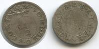 Bayern München 1/2 Batzen (2 Kreuzer) H1204 - RAR Maximilian I., als Kurfürst 1623-1651 -