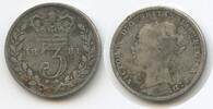 Großbritannien 3 Pence H0473 - Victoria 1837-1901 Great Britain United Kingdom -