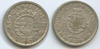 Mosambik 10 Escudos Silber H0123 - Mozambique Portuguese Colony -