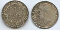 Belgien 1 Franc Silber H0652 - Des Belges Albert I. 1909-1934 Belgium -