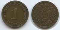 Deutsches Reich Kaiserreich 1 Pfennig G10413 - Germany Empire Wilhelm II. -