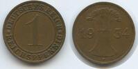 Deutsches Reich Weimar 1 Reichspfennig G10424 - Germany Weimar Republic -